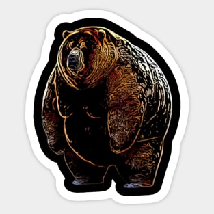 DON'T POKE THE BEAR Sticker